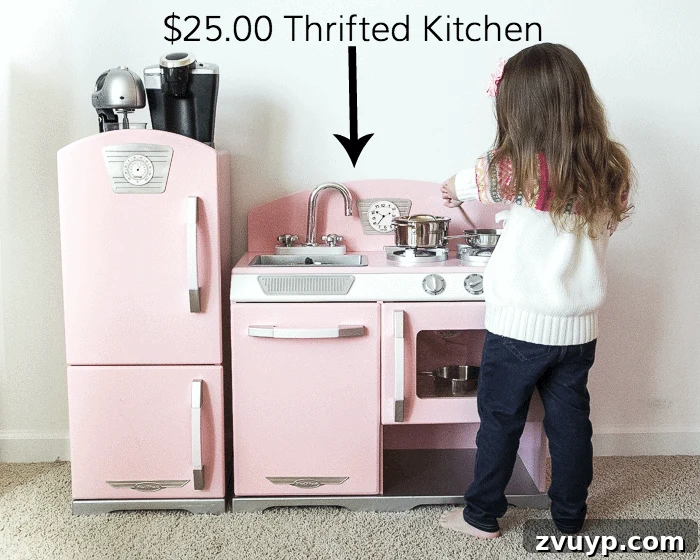 Dont Miss These 10 Thrift Store Gems 11 Creative makeover of a thrifted dollhouse, a perfect project for a child's room