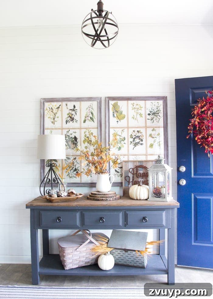 Autumn Home Decor Inspiration 2 Autumn Home Decor Ideas: A Fall Tour Featuring Easy and Inexpensive Styling Tips