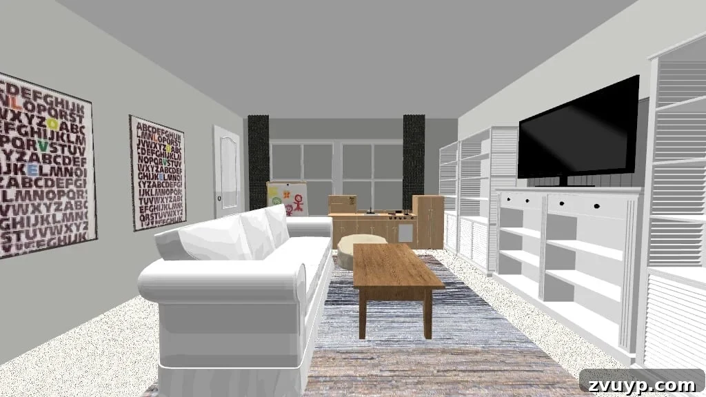 How to Plan a Room's Furniture Layout + One Room Challenge Week 1 | blesserhouse.com - How to plan a room's furniture layout and how to design mock-up rooms online like a professional for free using one simple website. 