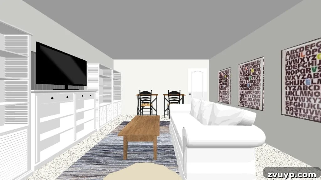 How to Plan a Room's Furniture Layout + One Room Challenge Week 1 | blesserhouse.com - How to plan a room's furniture layout and how to design mock-up rooms online like a professional for free using one simple website. 