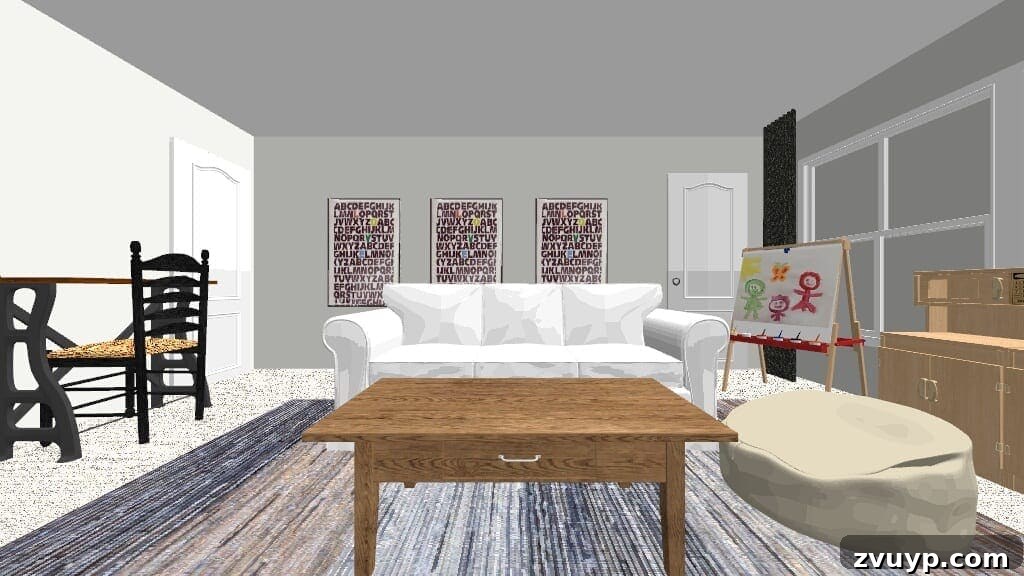 How to Plan a Room's Furniture Layout + One Room Challenge Week 1 | blesserhouse.com - How to plan a room's furniture layout and how to design mock-up rooms online like a professional for free using one simple website. 