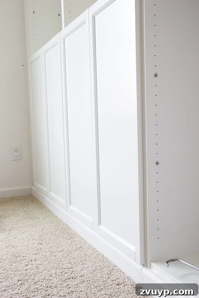 Cabinets made using Oxberg doors and Billy bookcases