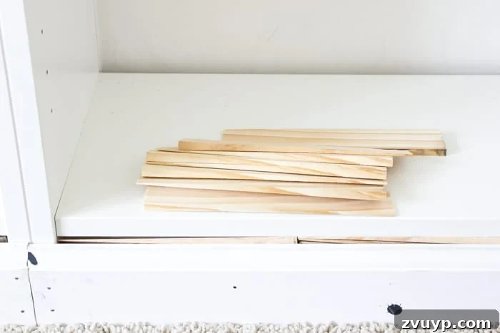 IKEA Bookcase Built Ins