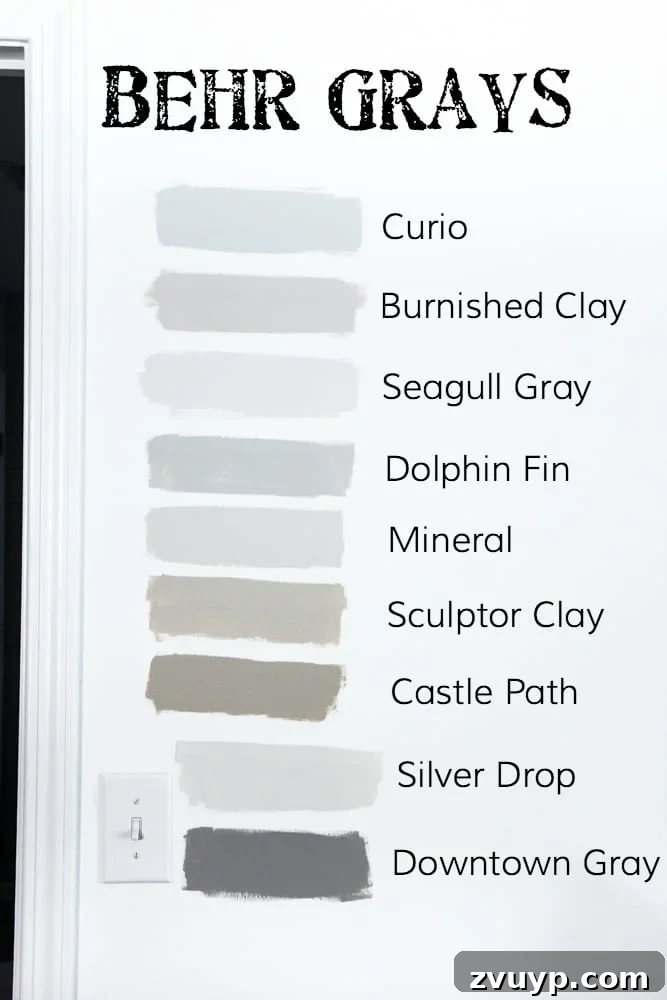 Unlocking the Best Gray Paint for Your Space 5 How to Choose the Perfect Gray Paint | blesserhouse.com - How to decide on the best gray paint for your room makeover using 4 quick and simple steps to eliminate confusion and find a color you love.
