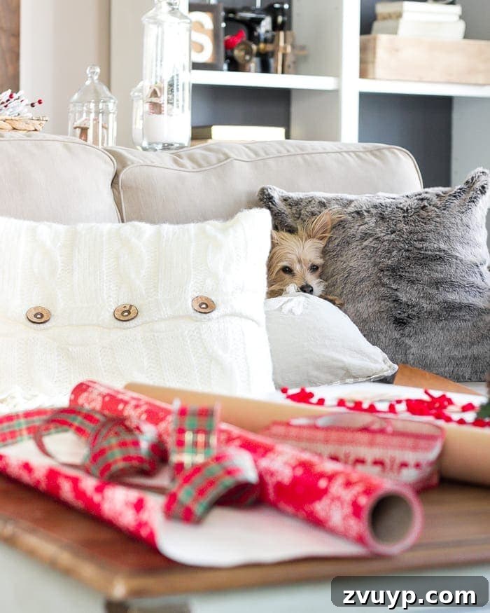 Winter Glow Living Room Reveal 14 Cozy Christmas Living Room Tour | blesserhouse.com - A tour of a Christmas living room with easy ideas to decorate for a cozy atmosphere plus 8 other Christmas living rooms with farmhouse style.