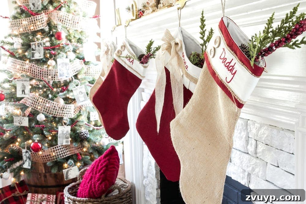 Winter Glow Living Room Reveal 5 Cozy Christmas Living Room Tour | blesserhouse.com - A tour of a Christmas living room with easy ideas to decorate for a cozy atmosphere plus 8 other Christmas living rooms with farmhouse style.