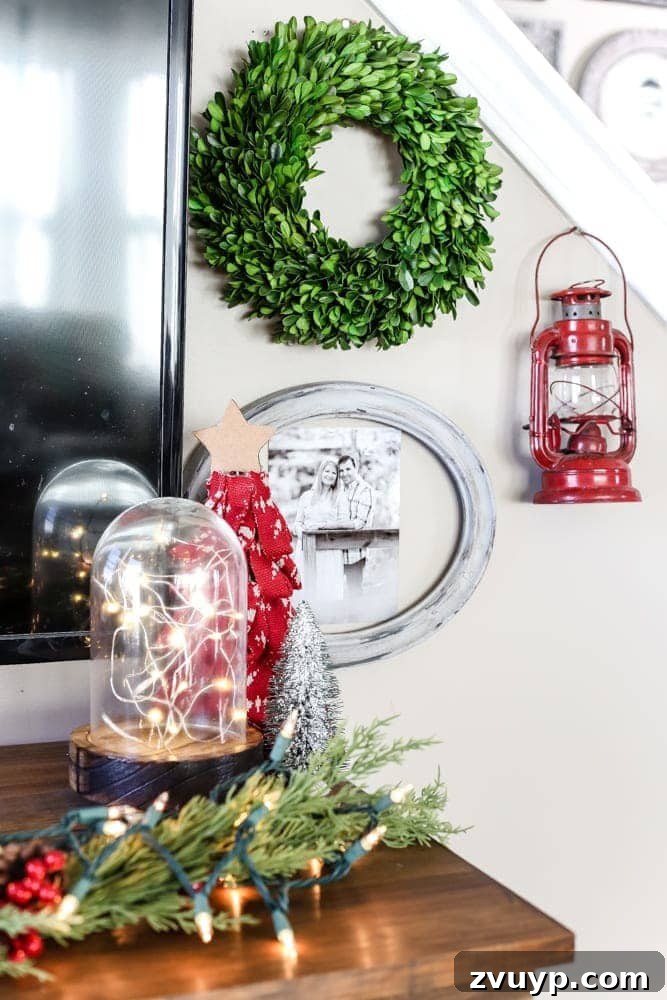 Winter Glow Living Room Reveal 9 Cozy Christmas Living Room Tour | blesserhouse.com - A tour of a Christmas living room with easy ideas to decorate for a cozy atmosphere plus 8 other Christmas living rooms with farmhouse style.