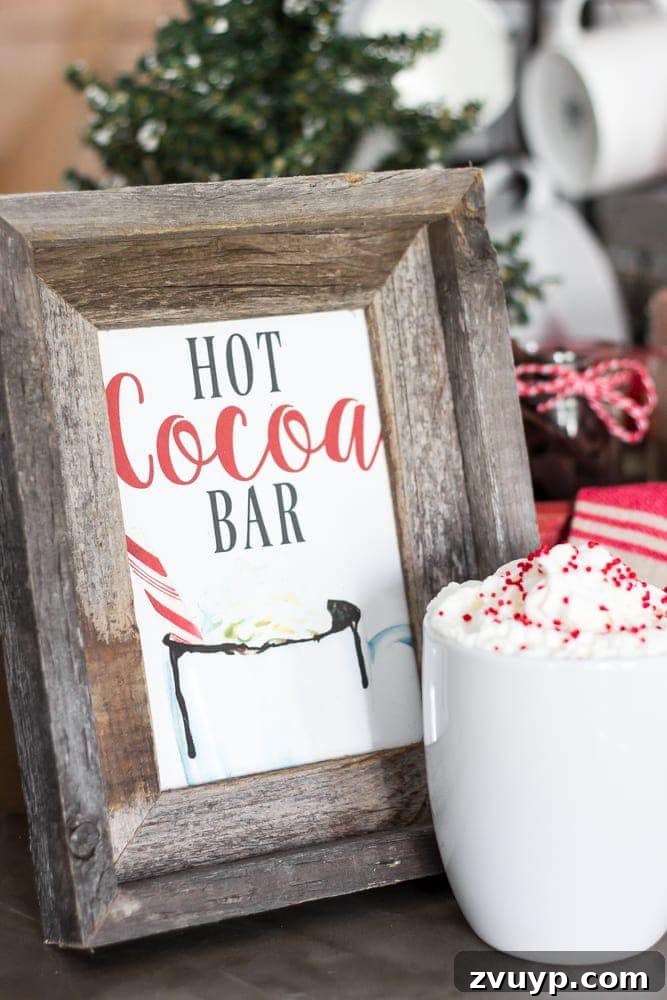 Charming Soda Crate Hot Cocoa Bar and Free Printable Sign 3 Creative Display of Hot Cocoa Bar Toppings in Clear Jars