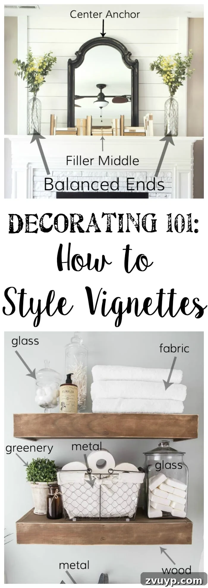 Our 20 Favorite DIY Projects from 2016 16 Decorating 101: How to Style Vignettes - Mantels, Shelves, Tabletops