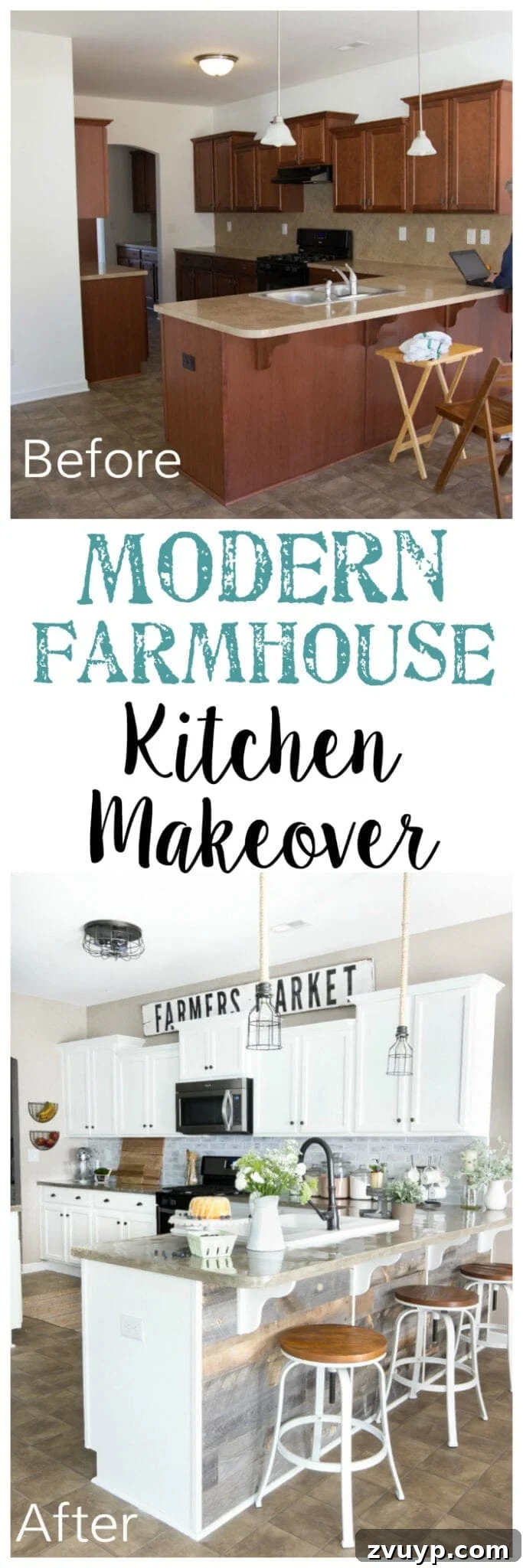 Our 20 Favorite DIY Projects from 2016 21 Modern Farmhouse Kitchen Makeover Reveal - Budget Renovation & Tutorials