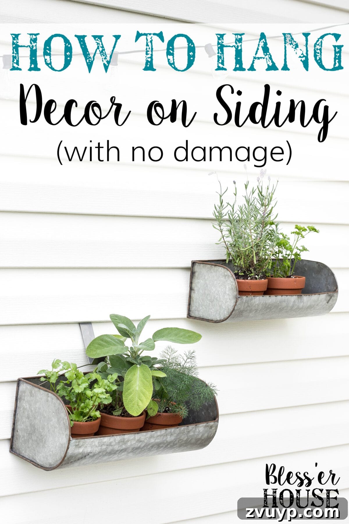 Our 20 Favorite DIY Projects from 2016 8 How to Hang Decor on Siding - Outdoor Decorating Tips and Tricks