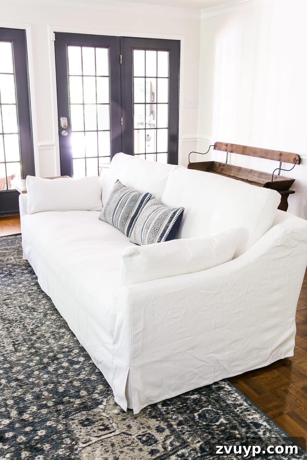 Keep Your New IKEA Sofa and Chairs Looking Brand New 3 New IKEA Sofa and Chairs and How to Keep Them Clean | blesserhouse.com - A non-biased review of the new IKEA Farlov and Stocksund sofa lines- how comfortable they are, if they're worth the price, and how to keep them clean.