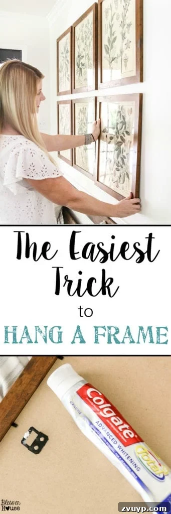 Instant Style: Botanical Printables and a Clever Wall Hanging Hack 13 Botany Printable Art and a Wall Decor Hanging Trick | blesserhouse.com - A free download of botany printable art perfect for spring and summer, plus a wall decor hanging hack to make hanging frames quick and easy.