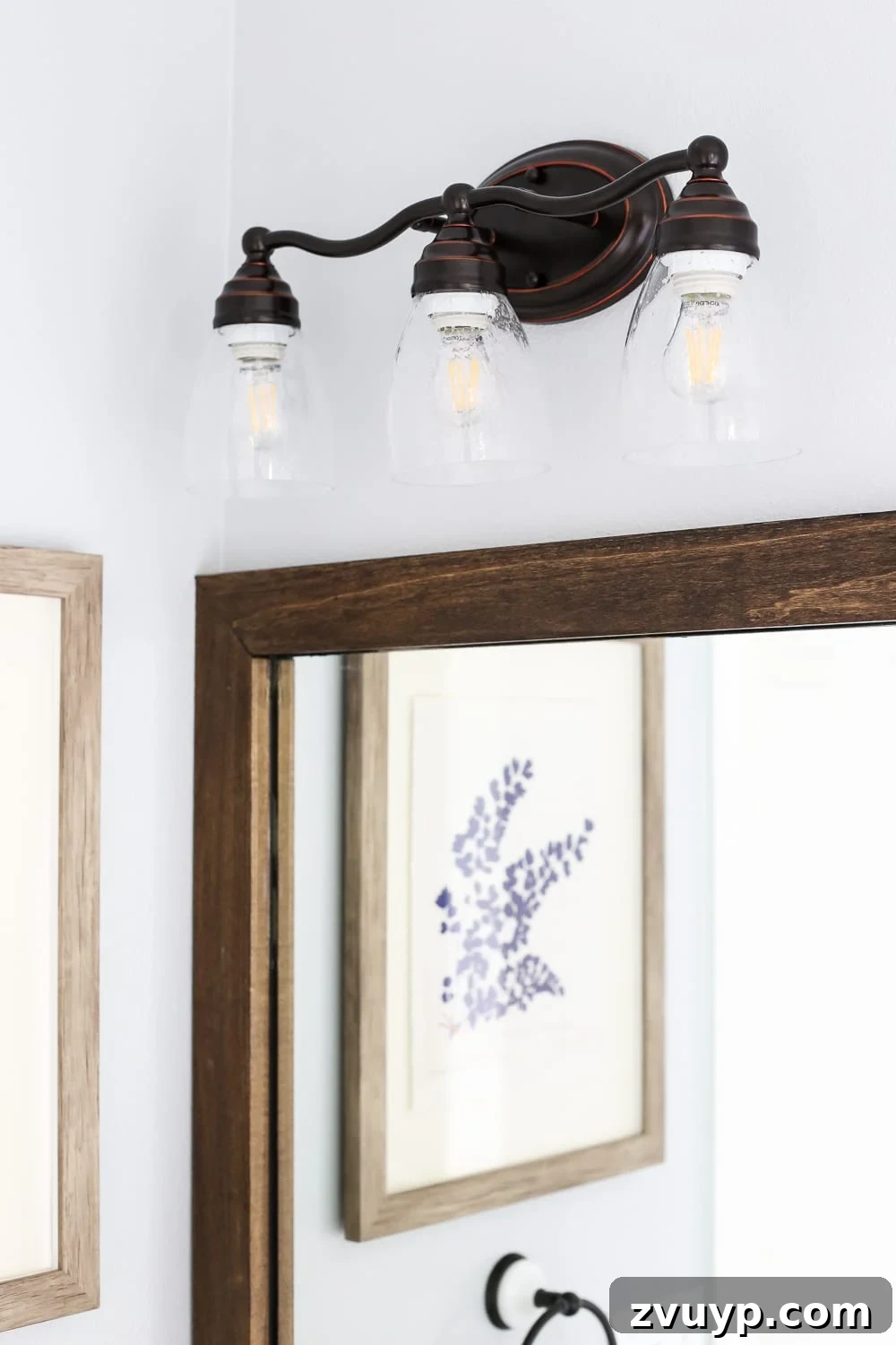 Stunning Bathroom Transformation Unveiled with Lowe's 20 Lowe's Spring Makeover Bathroom Reveal | blesserhouse.com - A team of 6 DIYers take on a bathroom makeover in 48 hours to transform a plain, builder grade space to give it character and modern farmhouse charm.