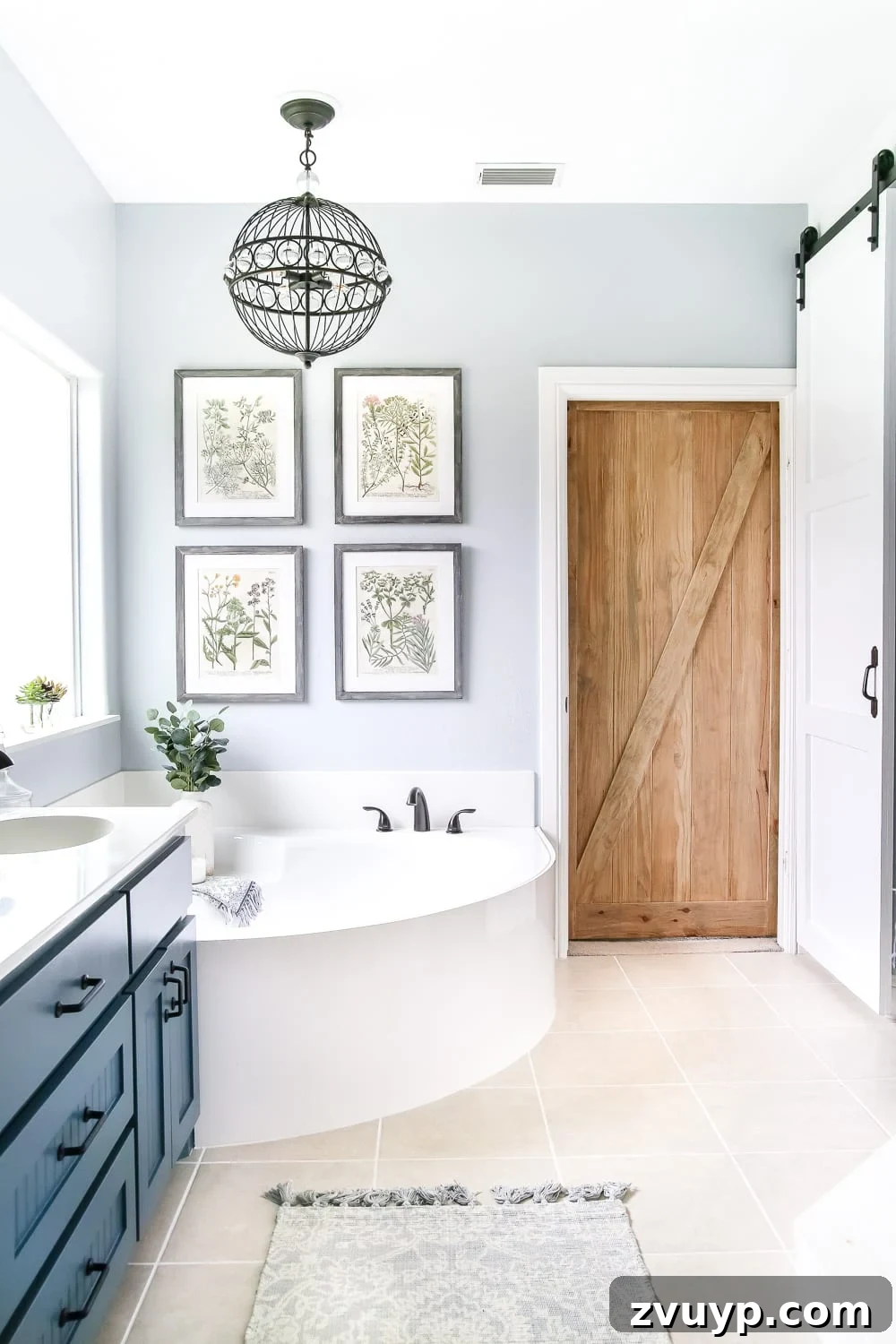 Stunning Bathroom Transformation Unveiled with Lowe's 25 Lowe's Spring Makeover Bathroom Reveal | blesserhouse.com - A team of 6 DIYers take on a bathroom makeover in 48 hours to transform a plain, builder grade space to give it character and modern farmhouse charm.