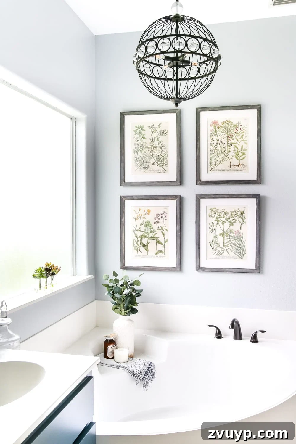Stunning Bathroom Transformation Unveiled with Lowe's 27 Lowe's Spring Makeover Bathroom Reveal | blesserhouse.com - A team of 6 DIYers take on a bathroom makeover in 48 hours to transform a plain, builder grade space to give it character and modern farmhouse charm.