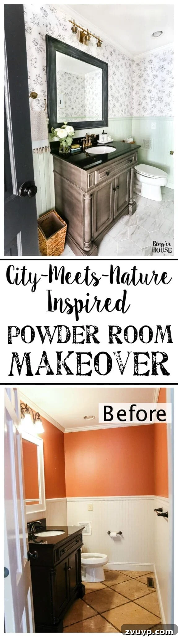 Aqua Urban Sanctuary Reveal 18 Powder Room Makeover, Aqua Meets Urban Design, Modern Farmhouse Bathroom