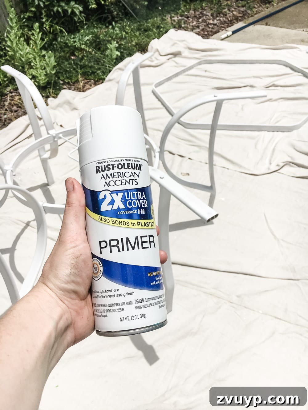 Achieve a Streak-Free Shine on Your Patio Glass Table 6 How to Revive a Glass Patio Table | blesserhouse.com - A tutorial explaining how to clean, paint, and revive a glass patio table to make it look brand new in a few quick steps.