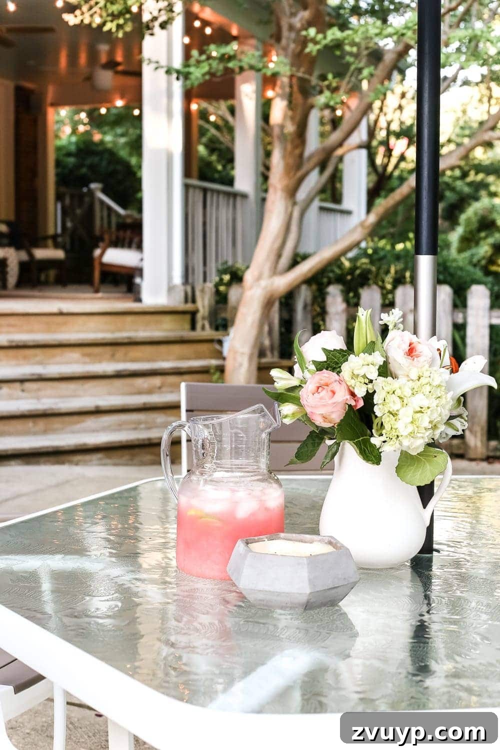 Achieve a Streak-Free Shine on Your Patio Glass Table 9 How to Revive a Glass Patio Table | blesserhouse.com - A tutorial explaining how to clean, paint, and revive a glass patio table to make it look brand new in a few quick steps.