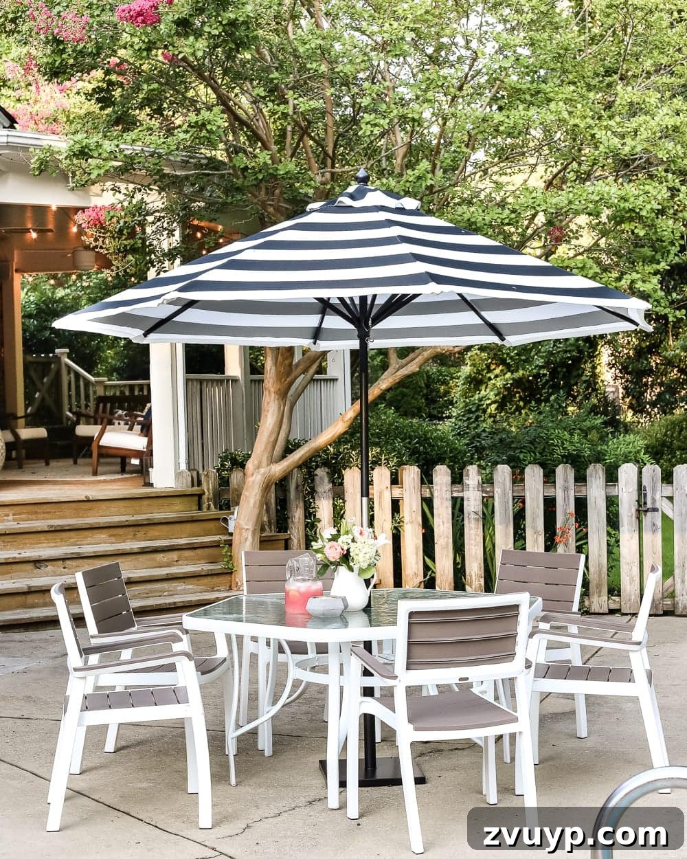 Achieve a Streak-Free Shine on Your Patio Glass Table 10 How to Revive a Glass Patio Table | blesserhouse.com - A tutorial explaining how to clean, paint, and revive a glass patio table to make it look brand new in a few quick steps.