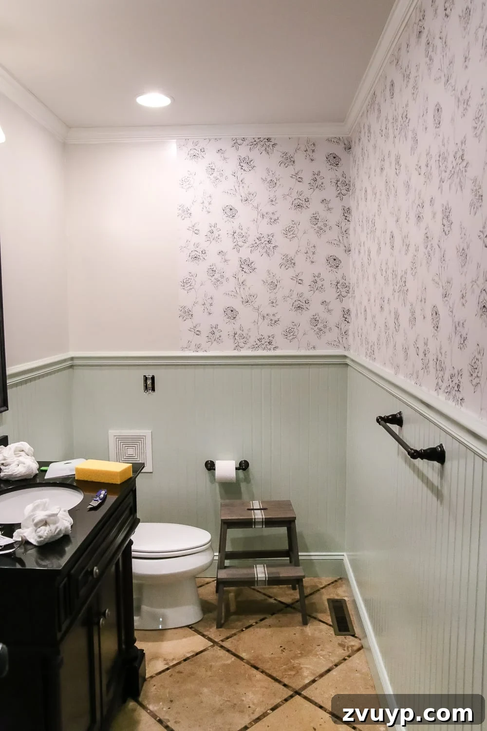 Hanging Wallpaper Made Easy 10 Beginner's Guide to Hanging Wallpaper | blesserhouse.com - A step-by-step tutorial for how to hang wallpaper along with a full supply list and tips for first-timers.