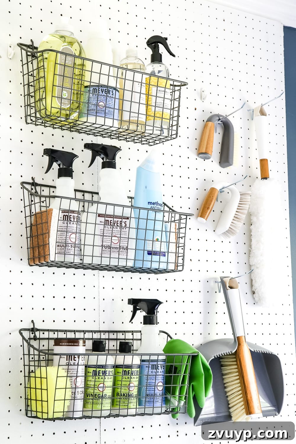 High Contrast Laundry Room: A Bold Statement Unveiled 14 High Contrast Laundry Room Makeover | blesserhouse.com - A dingy and dated laundry room gets a high contrast navy and white makeover packed with organizational strategies and budget-conscious DIY projects.