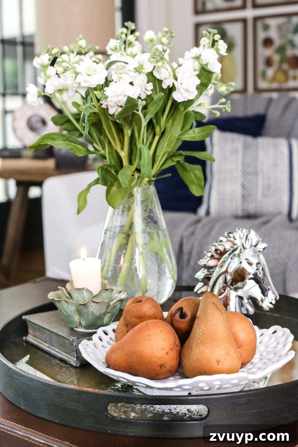 Making Your Home Look Expensive Without Breaking the Bank 11 Glamorous Coffee Table with Arnhem Aged Mirror Tray and Metallic Accents