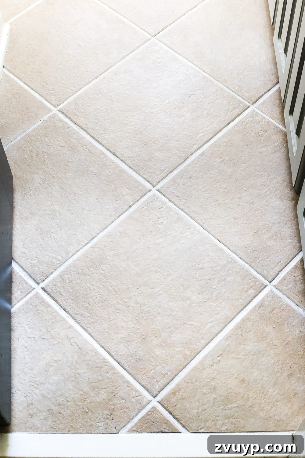 Painted Tile Grout Makeover 7 Painted Tile Grout Refresh | blesserhouse.com - A quick tutorial for how to clean and paint your grout to look brand new for $15 and under an hour. #homeimprovement #cleaning