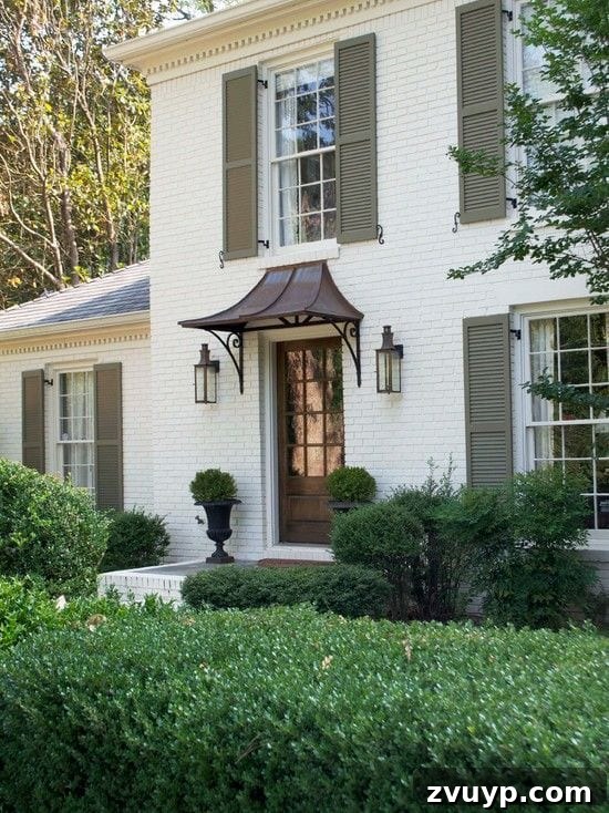 Revitalize Your Brick Exterior with Limewash 12 Limewash Brick Exterior Plans | blesserhouse.com - A full exterior brick house makeover plan using real slaked limewash paint and trim color options for a classic European look.