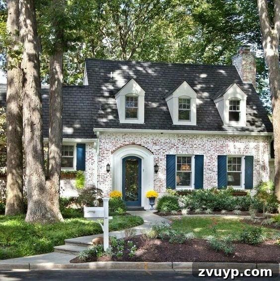 Revitalize Your Brick Exterior with Limewash 13 Limewash Brick Exterior Plans | blesserhouse.com - A full exterior brick house makeover plan using real slaked limewash paint and trim color options for a classic European look.
