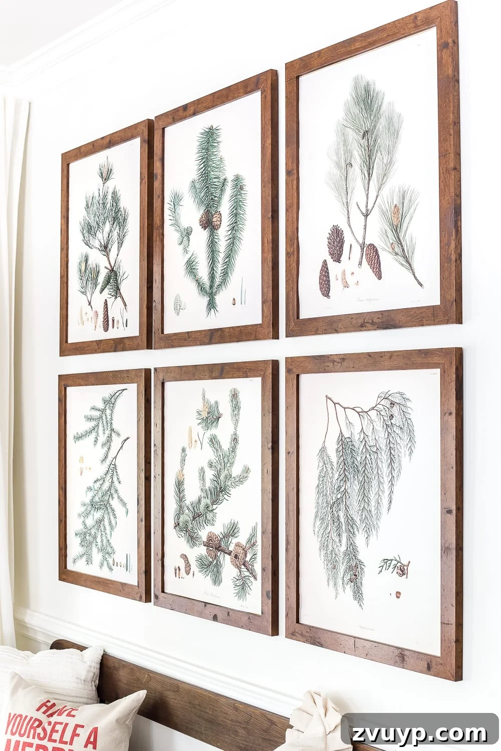 Snow-Kissed Botanical Gallery Prints 4 Budget-Friendly Frames for DIY Botanical Gallery Wall Decor