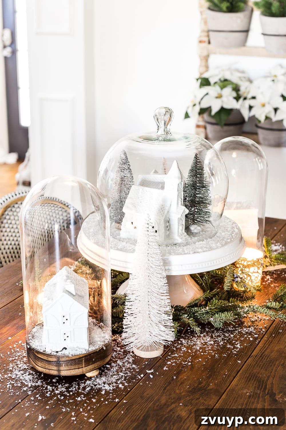 Yuletide Village Snow Globe Showpiece 9 A child's perspective of the Christmas village snow globe, highlighting its whimsical appeal. #KidFriendlyCrafts #ChristmasFun