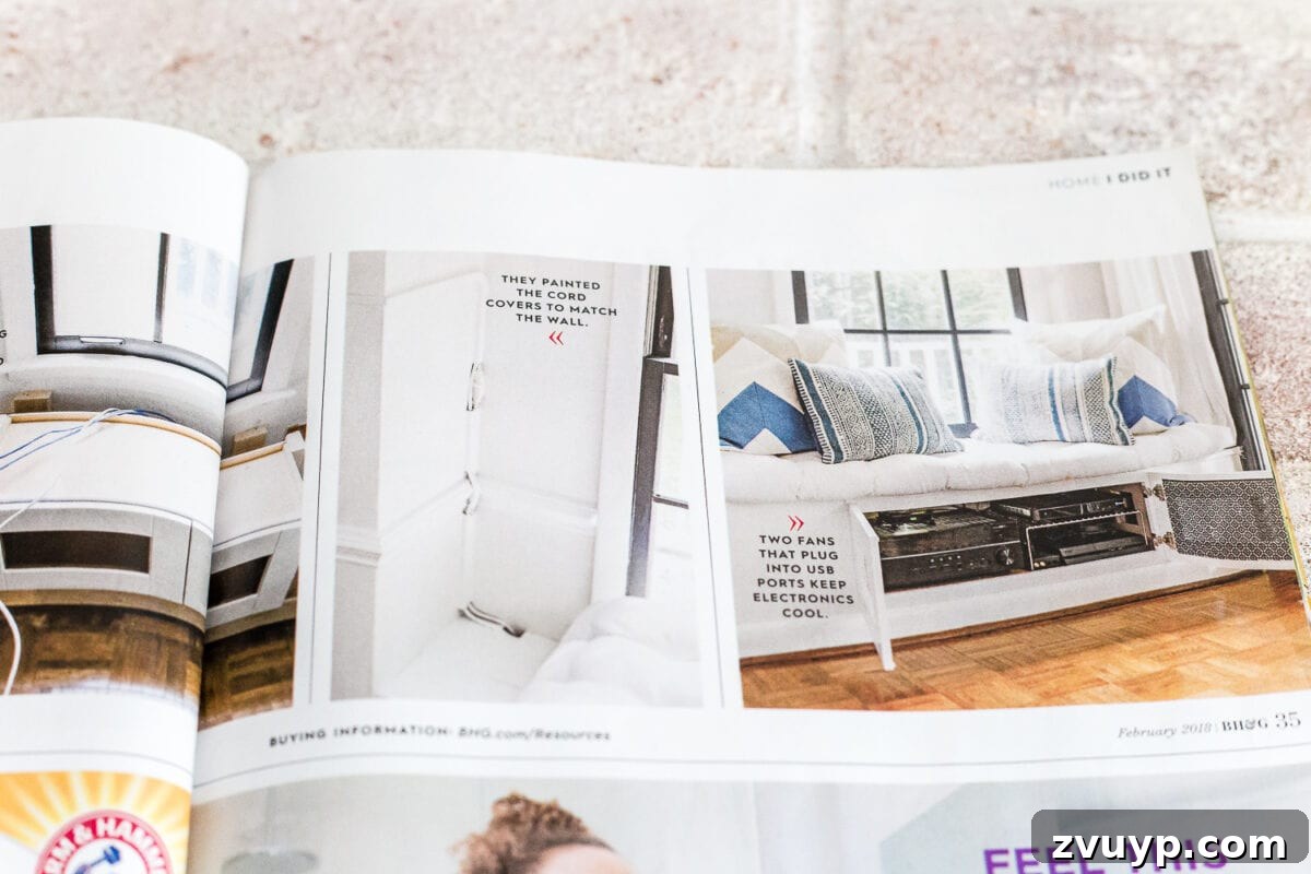 Curating Dream Homes for Publication 9 Detailed shot of the DIY window seat project published in Better Homes and Gardens