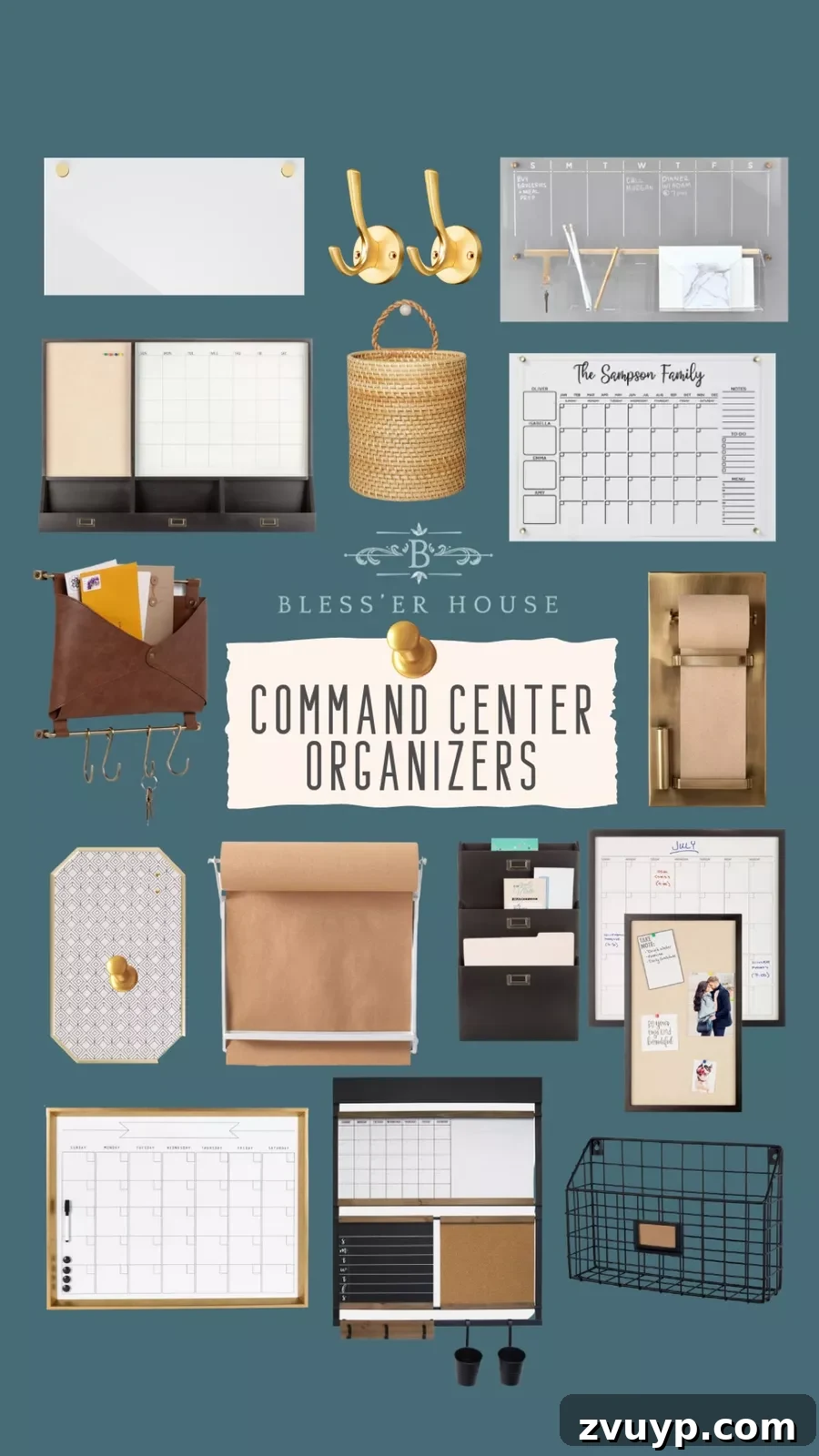 Master Family Chaos Your Command Center Guide 12 command center organizers