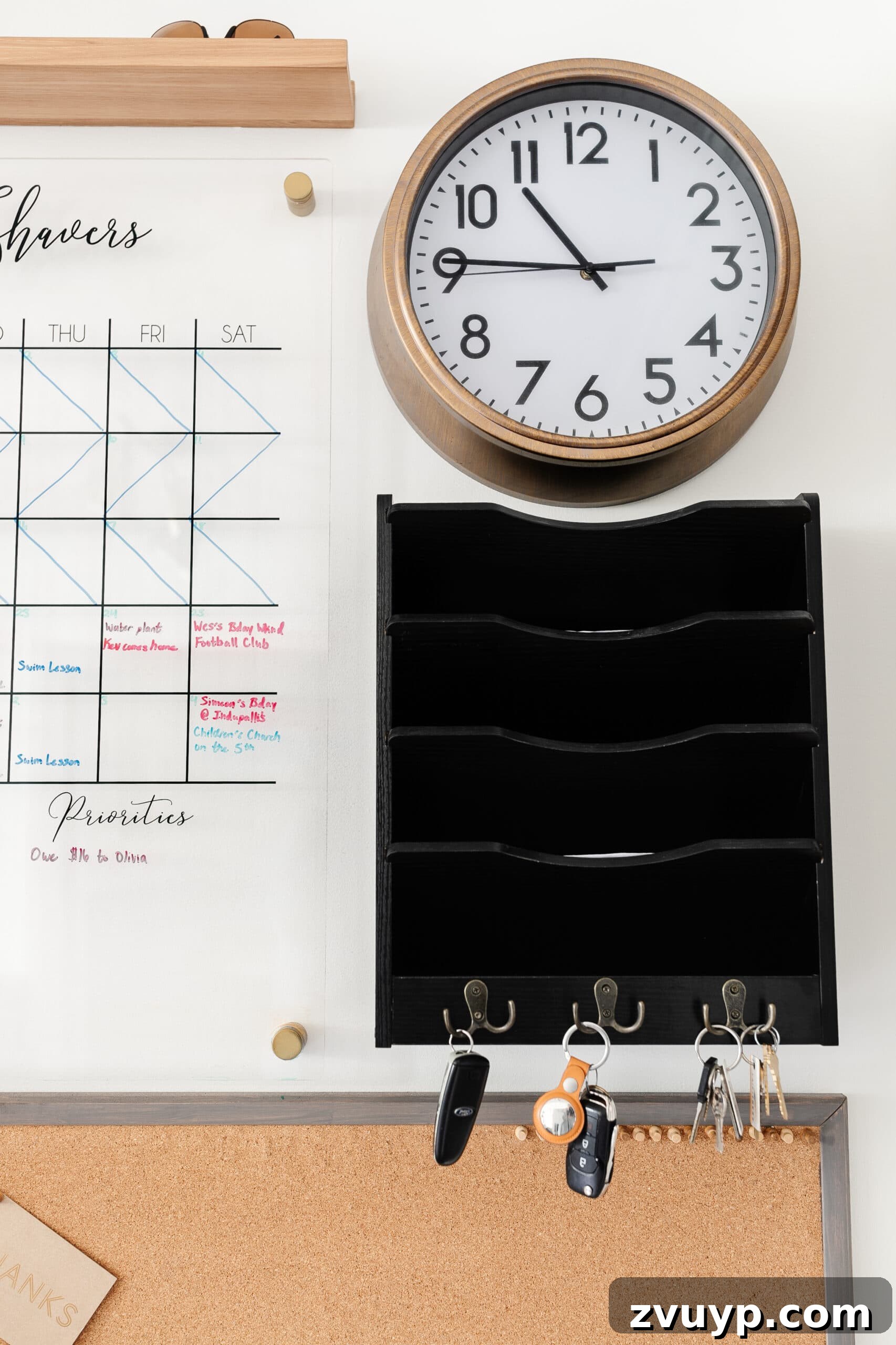 Master Family Chaos Your Command Center Guide 8 mail sorter and key rack wall organizer