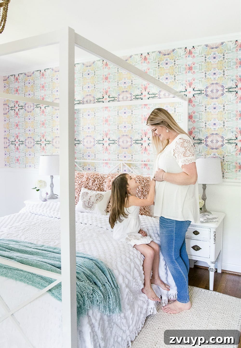 A little girl bedroom makeover with a butterfly theme full of thrifty makeovers, DIYable projects, and Anthropologie style knock-offs. #girlbedroom #littlegirlbedroom #girlroom #littlegirlroom #kidsspaces #kidsdecor #kidsroom #kidsdiy #bedroommakeover #kidsroommakeover #girlbedroommakeover