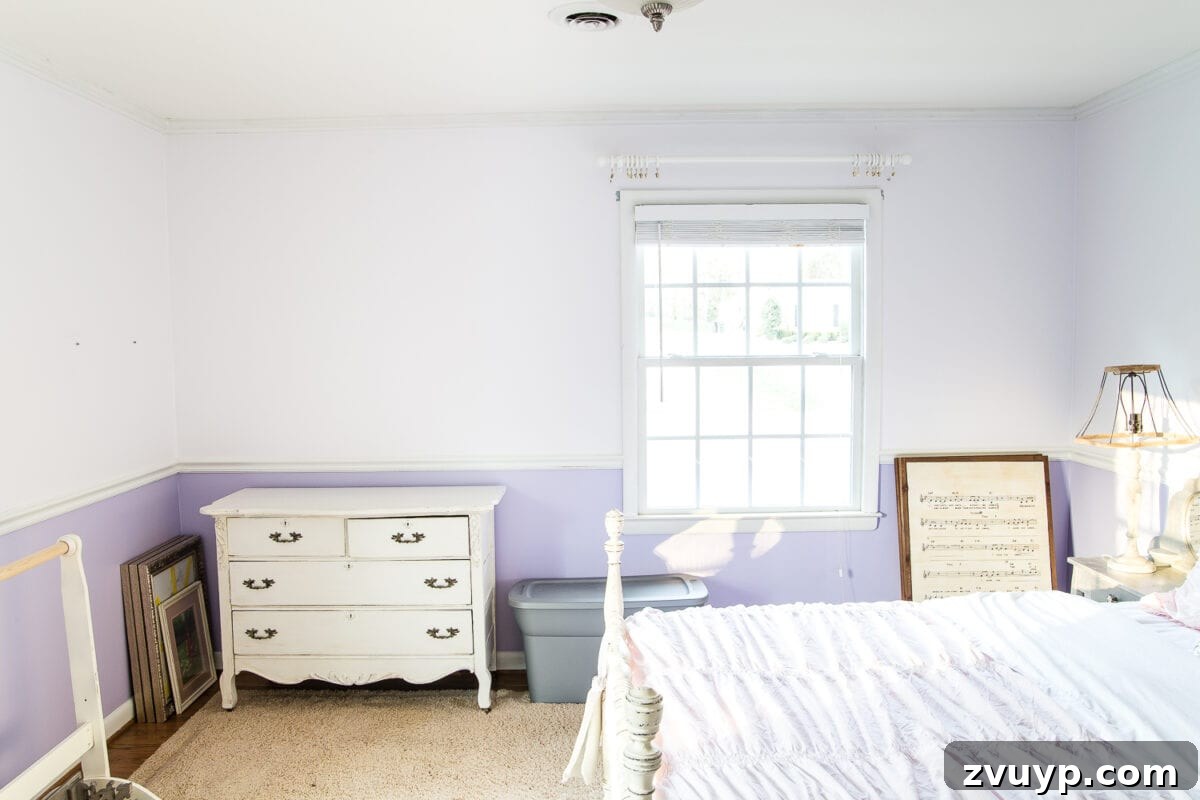 A little girl bedroom makeover with a butterfly theme full of thrifty makeovers, DIYable projects, and Anthropologie style knock-offs. #girlbedroom #littlegirlbedroom #girlroom #littlegirlroom #kidsspaces #kidsdecor #kidsroom #kidsdiy #bedroommakeover #kidsroommakeover #girlbedroommakeover