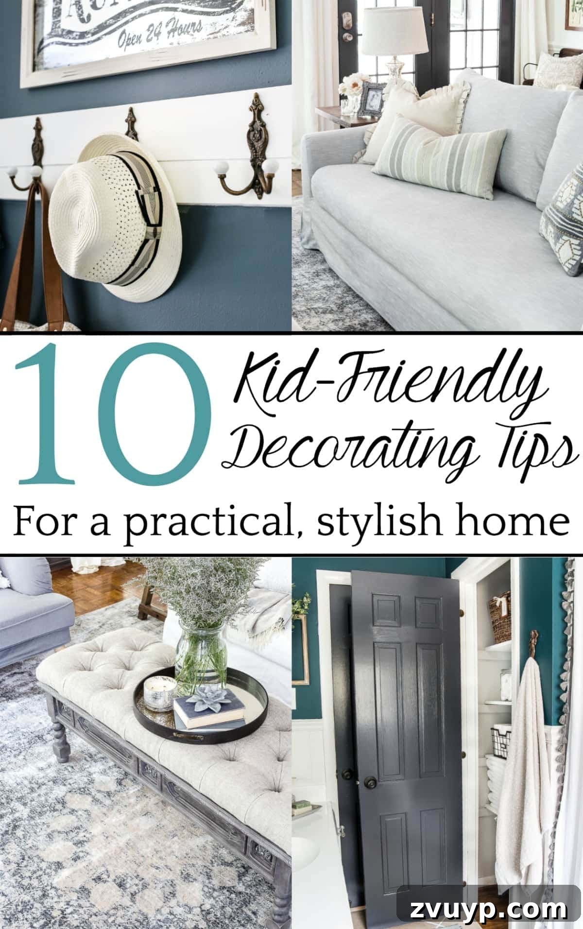 Family-Friendly Style: 10 Smart Decor Ideas for a Beautiful Home with Kids 17 Decorating tips for making your home durable, accessible, and practical yet still stylish when you have kids.