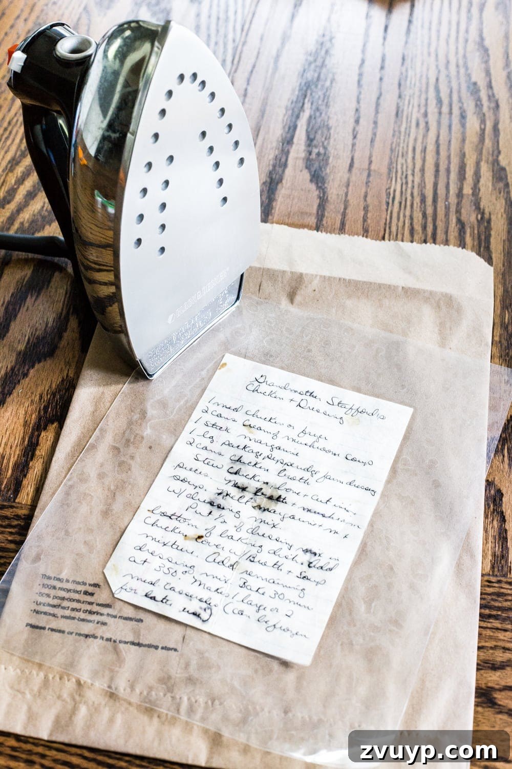 Creative Ways to Showcase Handwritten Family Heirlooms 4 How to preserve handwritten recipes and letters for framing