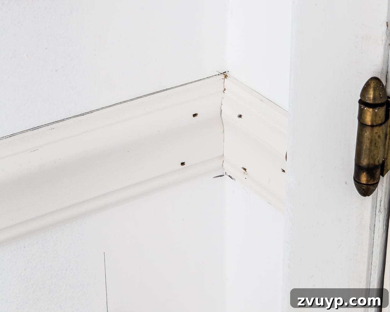 Crafting Your Perfect Picture Frames 6 Coping technique for seamless inside corners on chair rail molding