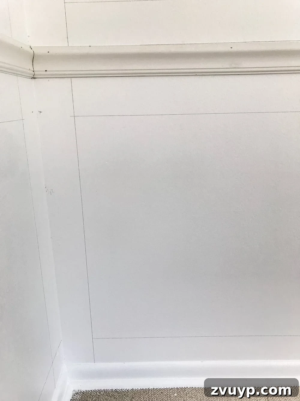 Crafting Your Perfect Picture Frames 8 DIY picture frame molding layout using a spacer for faster, more accurate marking