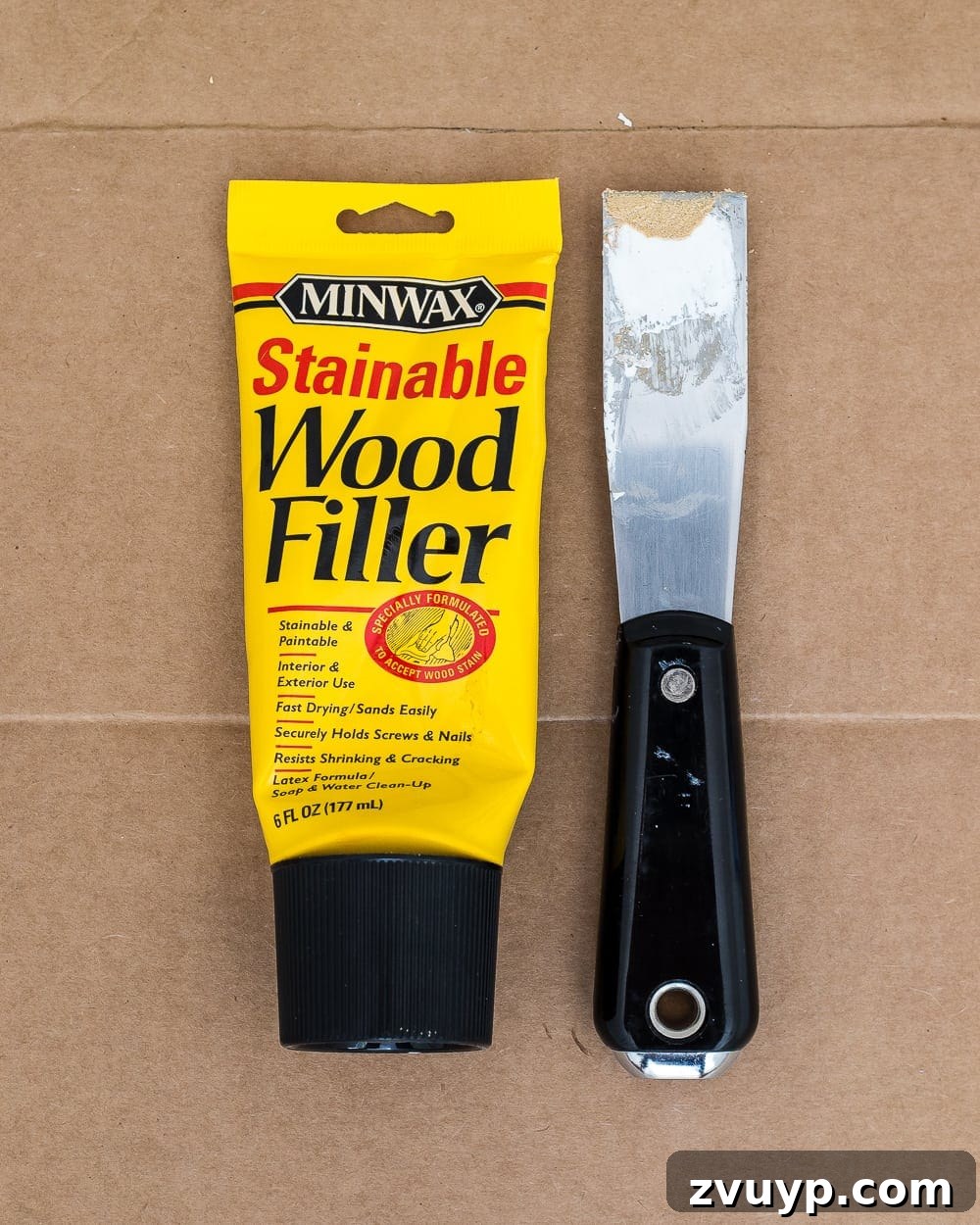 Mastering Door Painting for Unrivaled Durability 14 smoothed wood filler on interior door before painting