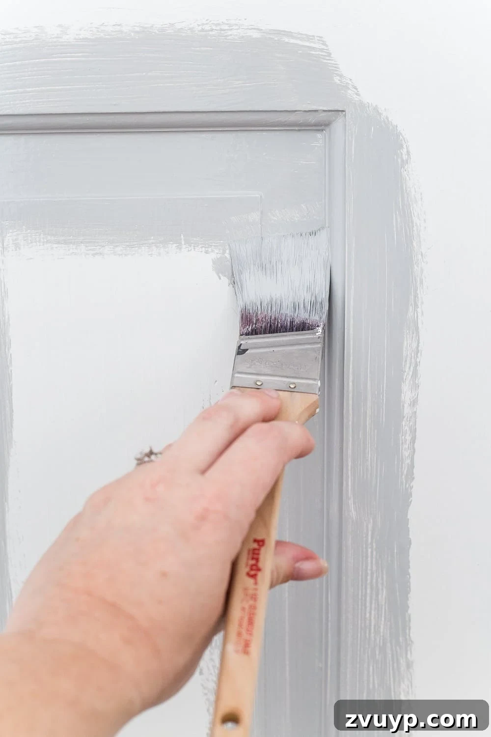 Mastering Door Painting for Unrivaled Durability 16 how to paint interior doors with a brush applying primer