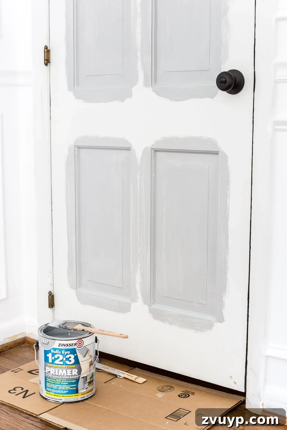 Mastering Door Painting for Unrivaled Durability 17 painting interior doors with tinted primer for dark color