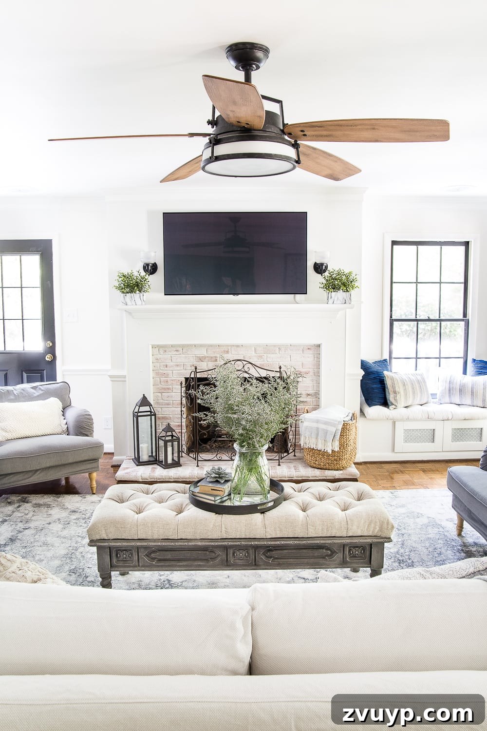 Capturing Stunning Interiors: A Pro Photographer's Playbook 3 Bright and airy living room photography, demonstrating improved lighting and composition techniques for interior spaces.
