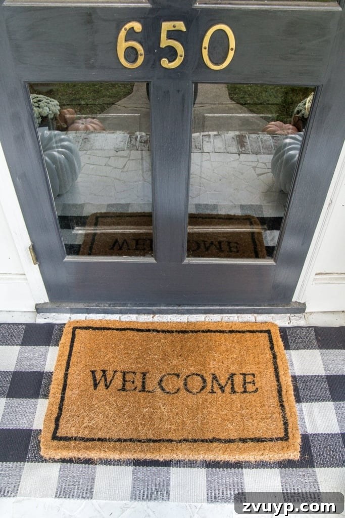 A home decor shopping guide with 28 of the most hilarious, entertaining, and cheeky welcome mats to add personality to your porch or entryway. #welcomemat