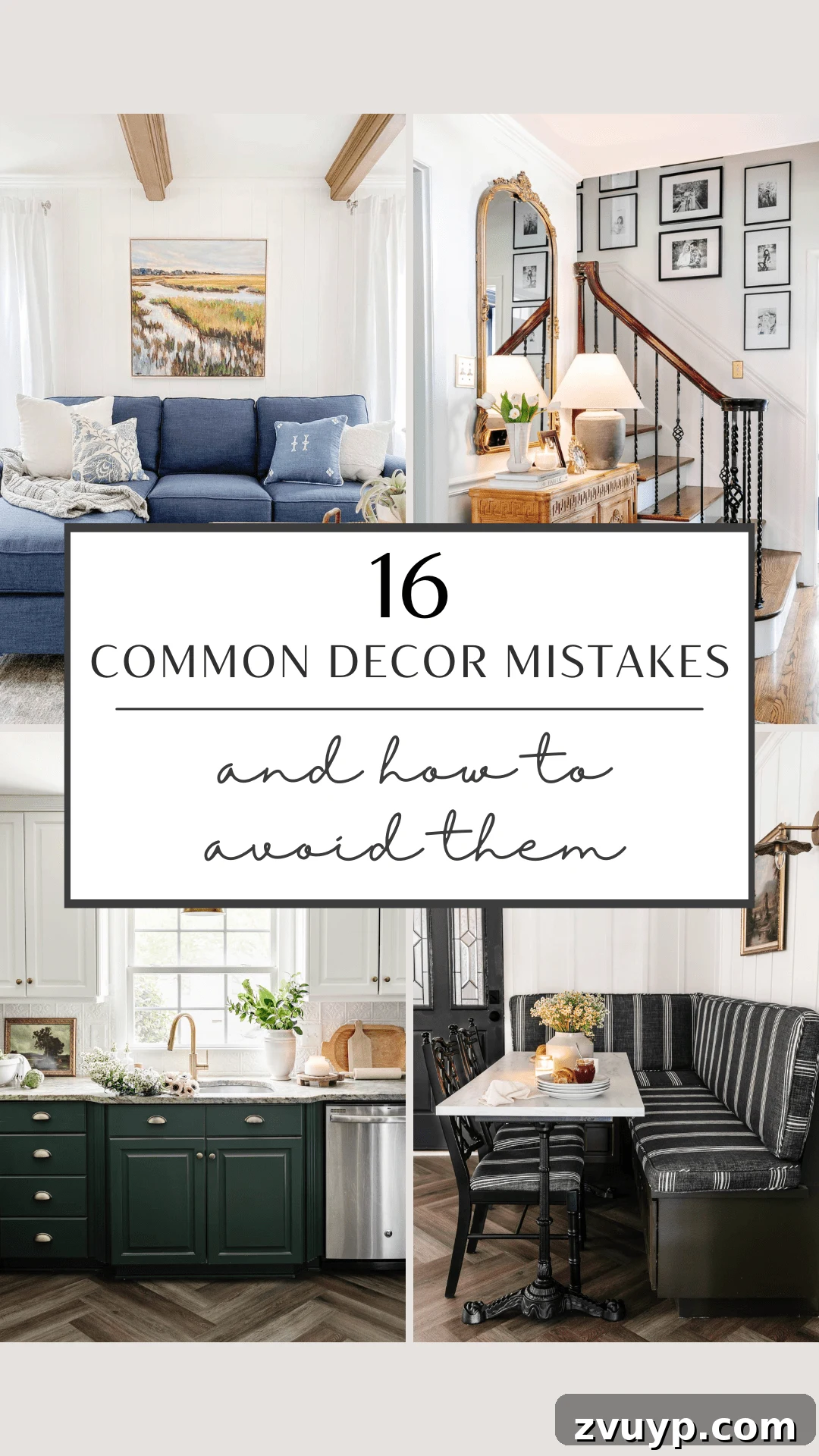 Common Decorating Mistakes to Avoid for a Beautiful Home