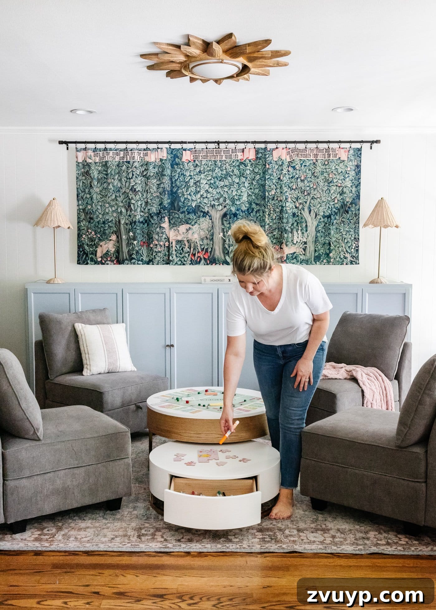 Stylish toy storage furniture from Amazon for an organized playroom