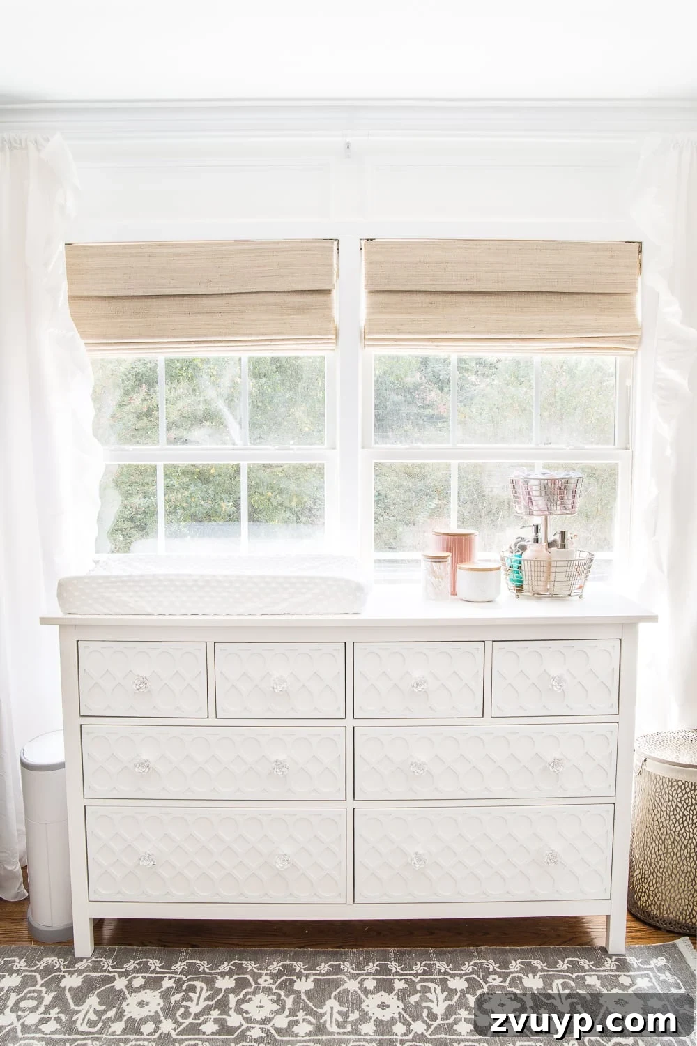Inside Our Perfectly Organized Nursery 8 Nursery Organization | Dresser drawers providing versatile baby storage solutions