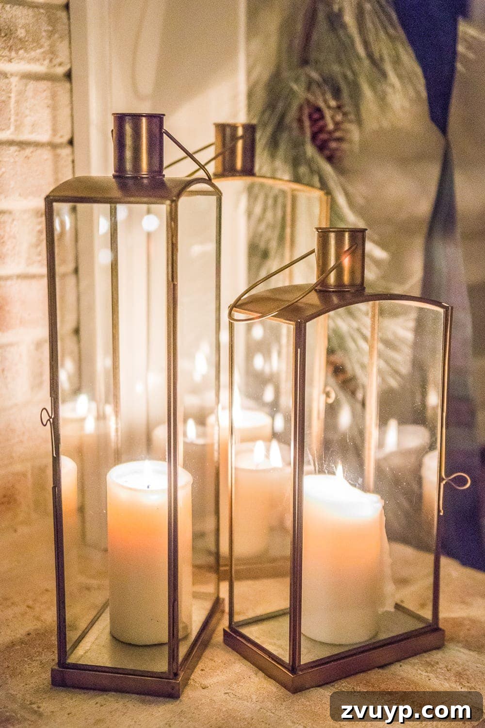Yuletide Candlelit Journey 11 Christmas Candlelight Night Tour: Lanterns on Hearth Creating Cozy Ambiance